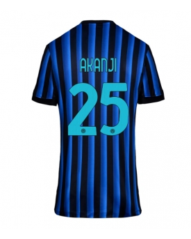 Billige Fotballdrakt Inter Milan Manuel Akanji #25 Replika Hjemmedrakt Dame 2025-26 Kortermet Billige Fotballdrakt Inter Milan Manuel Akanji #25 Replika Hjemmedrakt Dame 2025-26 Kortermet
